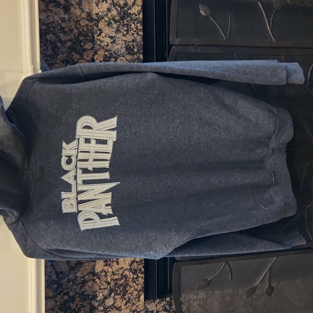 Black Panther Movie Mask Pullover Hoodie